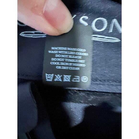 Greyson Women's Halley Quarter Zip Activewear Turtleneck in Shepherd Black SZ S - Picture 9 of 15